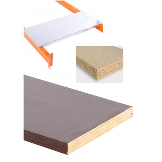 Широкопролётный складской стеллаж Longspan для склада и производства 2000x1200x400 мм с тремя ярусами