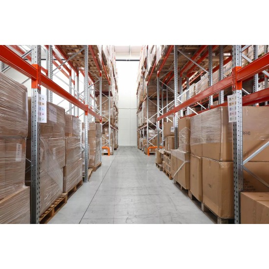 Паллетный фронтальный стеллаж PALLET PRO 2500×1850×1100 мм Heavy Duty для склада