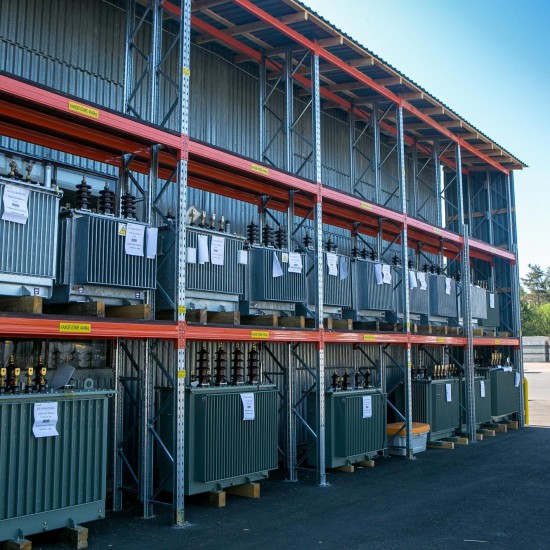 Паллетный фронтальный стеллаж PALLET PRO 2500×1850×1100 мм Heavy Duty для склада