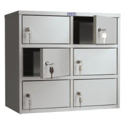 Daudz atvilkņu metāla skapis AMB 45/6