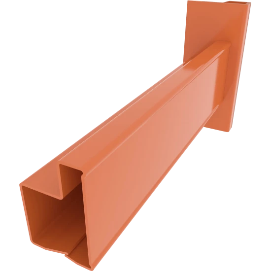 Широкопролётный складской стеллаж Longspan для склада и производства 2000x1200x400 мм с тремя ярусами