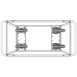 Atkritumu ratiņi, 200 l, KOKM143025 Atkritumu ratiņi, 200 l, KOKM143025