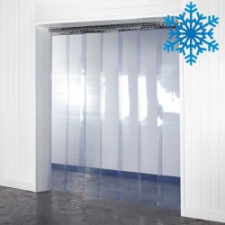 PVC aizkars Polar 2x200 mm/m