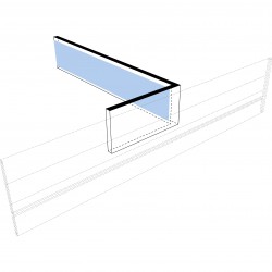 Etiķešu turētājs konsoļu plaukta JGS