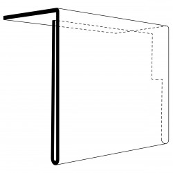 Izkārtnes turētājs KPS pamatnes rāmim 90° leņķī