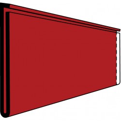 Krāsains plauktu etiķešu turētājs EX