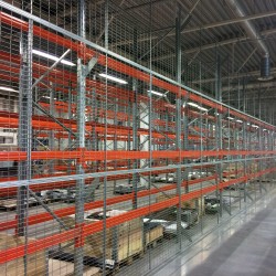 Metāla sieta nožogojumi noliktavai