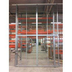 Metāla sieta nožogojumi noliktavai