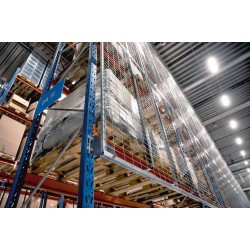 Metāla režģa paneļi palešu plauktiem