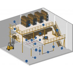 Koridora plauktu noliktava
