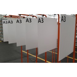 Informācijas sistēma par mobilā noliktavas atrašanās vietu ar magnētiskajām zīmēm