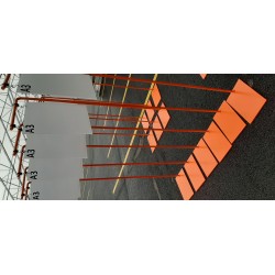 Informācijas sistēma par mobilā noliktavas atrašanās vietu ar magnētiskajām zīmēm