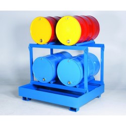 Plaukts ar paliktni mucām 1550x1250x1280, I21022