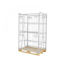 Паллетный контейнер 1200x800x1800 с длинной стороной открывания, KOKM901800 Паллетный контейнер 1200x800x1800 с длинной стороной открывания, KOKM901800