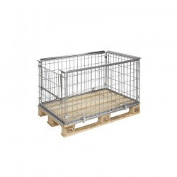 Паллетный контейнер 1220x820x640 мм, открывающийся в короткую сторону, KOKM080062A1 Паллетный контейнер 1220x820x640 мм, открывающийся в короткую сторону, KOKM080062A1