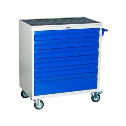 Ratiņi 738x750x453 mm ar sešām izvelkamajām atvilktnēm un riteņiem