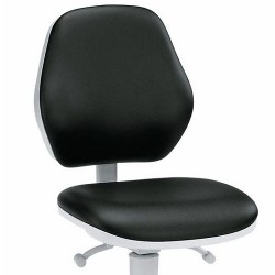 Darba krēsls ESD no mākslīgās ādas tīrajām telpām, augstums 470-610 mm, GL85914012571