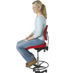 Kasiera krēsls Aktiv ar auduma apdari, augstums 630-890 mm, GL601026103