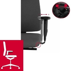 Biroja krēsls Office Lux 430 ar auduma pārklājumu, augstums 470-610 mm, GL85B430-0