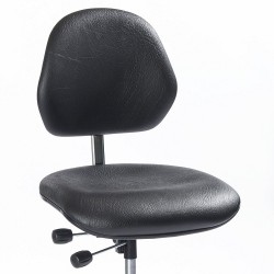 Darba krēsls Active Alba no mākslīgās ādas, augstums 520–650 mm, GL603070100