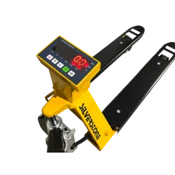 Гидравлическая тележка с интегрированными весами, 2000 кг, полиуретановые колеса, SSAC20S